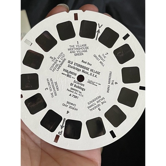 Old Sturbridge Village View Master 3 Reel Packet 1960s views Sturbridge Mass - Picture 3 of 9